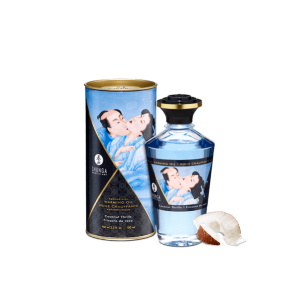 Huile chauffante noix de coco comestible 100ml 